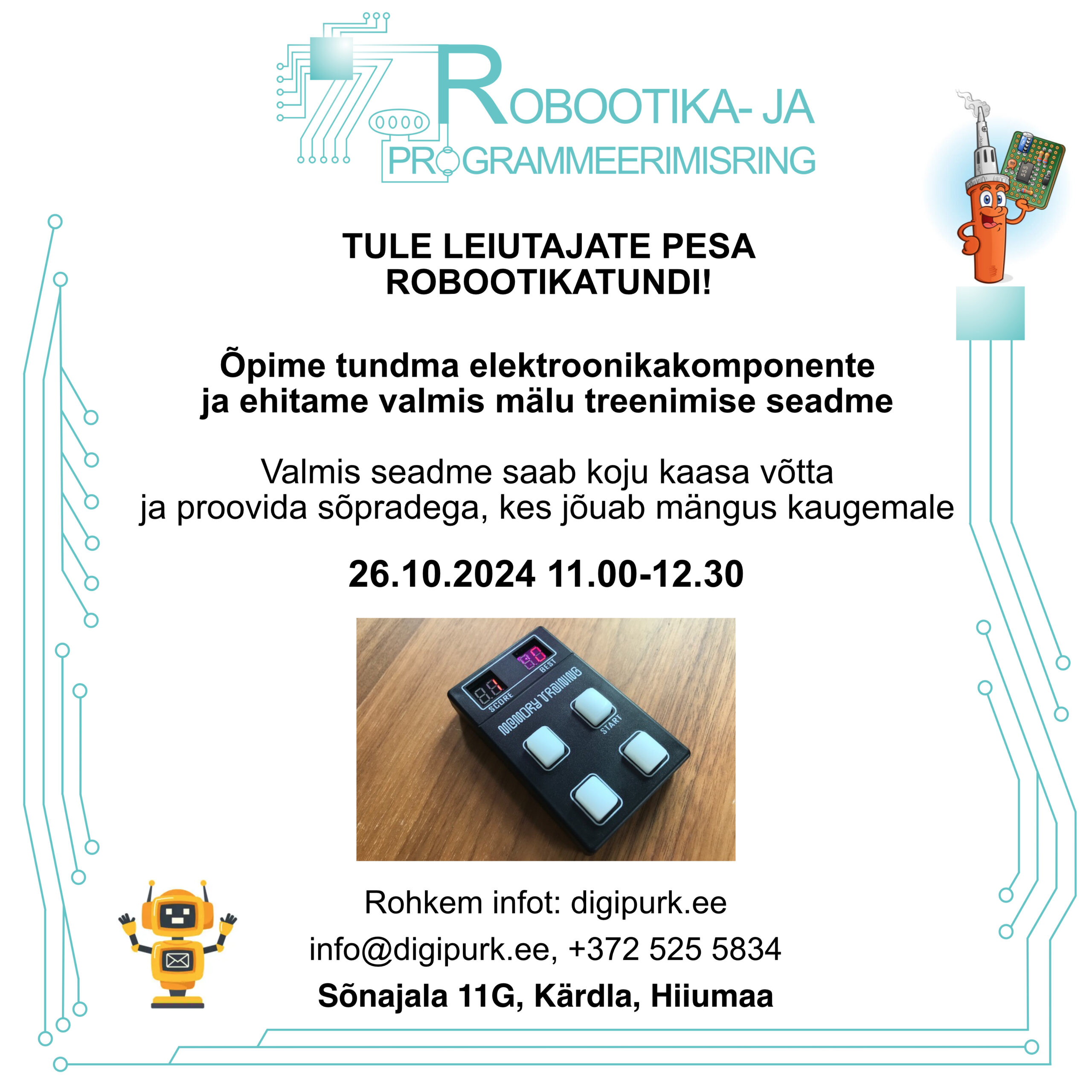 Plakat - Leiutajate pesa 241026 Plakat - Leiutajate pesa 241026