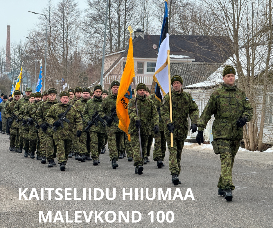 Kaitseliidu Hiiumaa malevkond 100 Enn Sutting