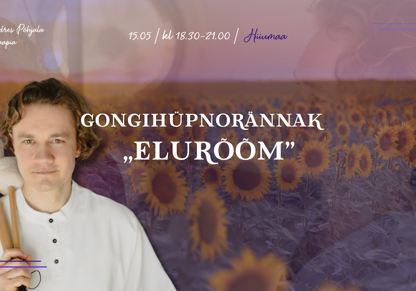✨Gongihüpnorännak "Elurõõm" - see on sinus alati olemas!✨ ✨Gongihüpnorännak "Elurõõm" - see on sinus alati olemas!✨