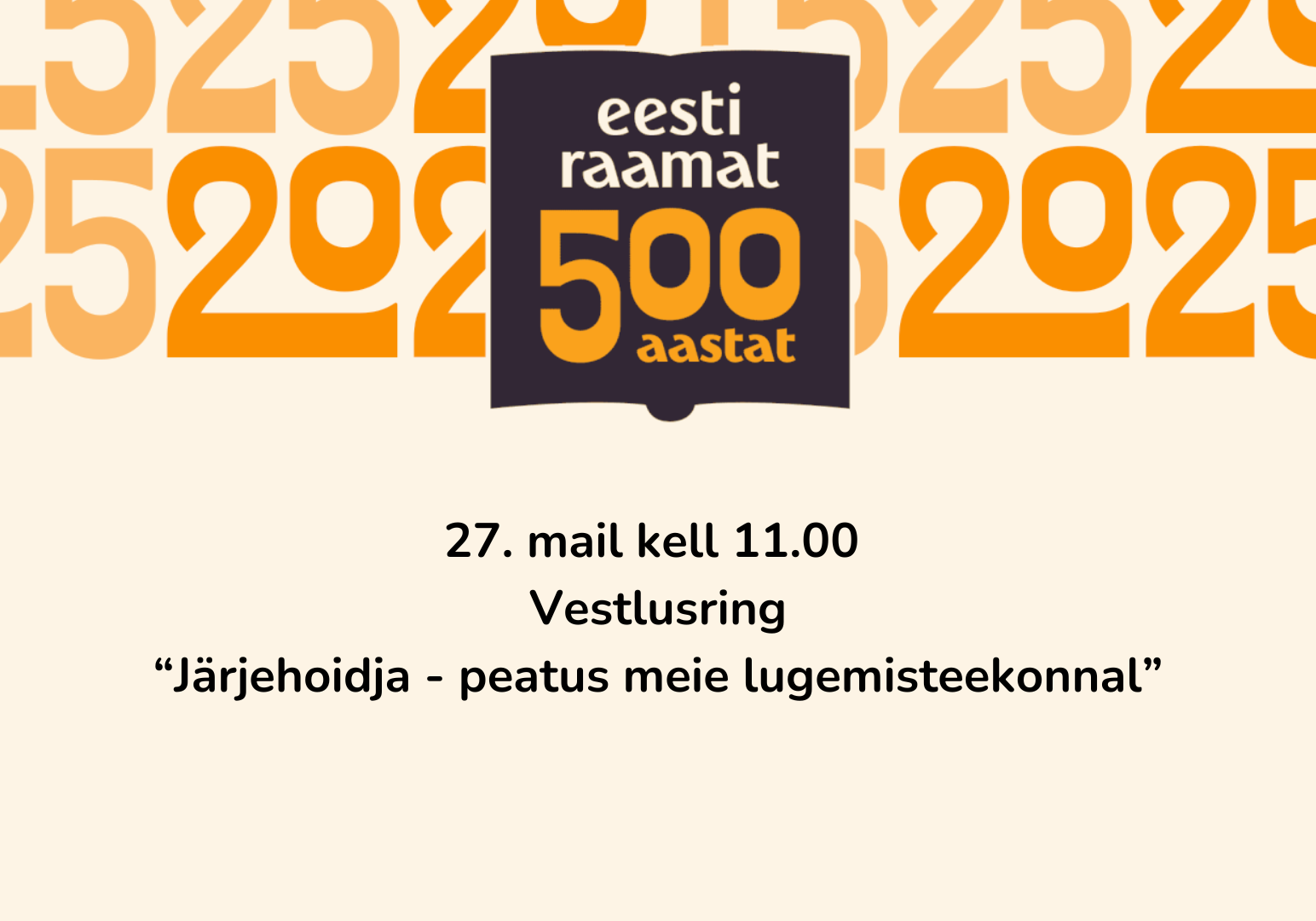 Vestlusring raamatu järjehoidjatest Vestlusring raamatu järjehoidjatest