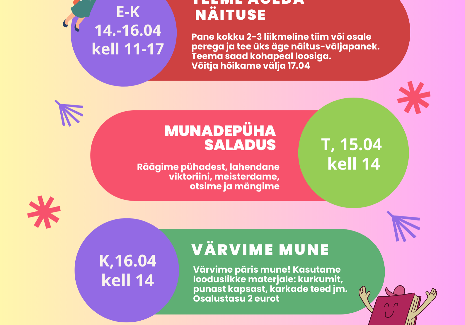 Koolivaheaeg Käina raamatukogus Koolivaheaeg Käina raamatukogus
