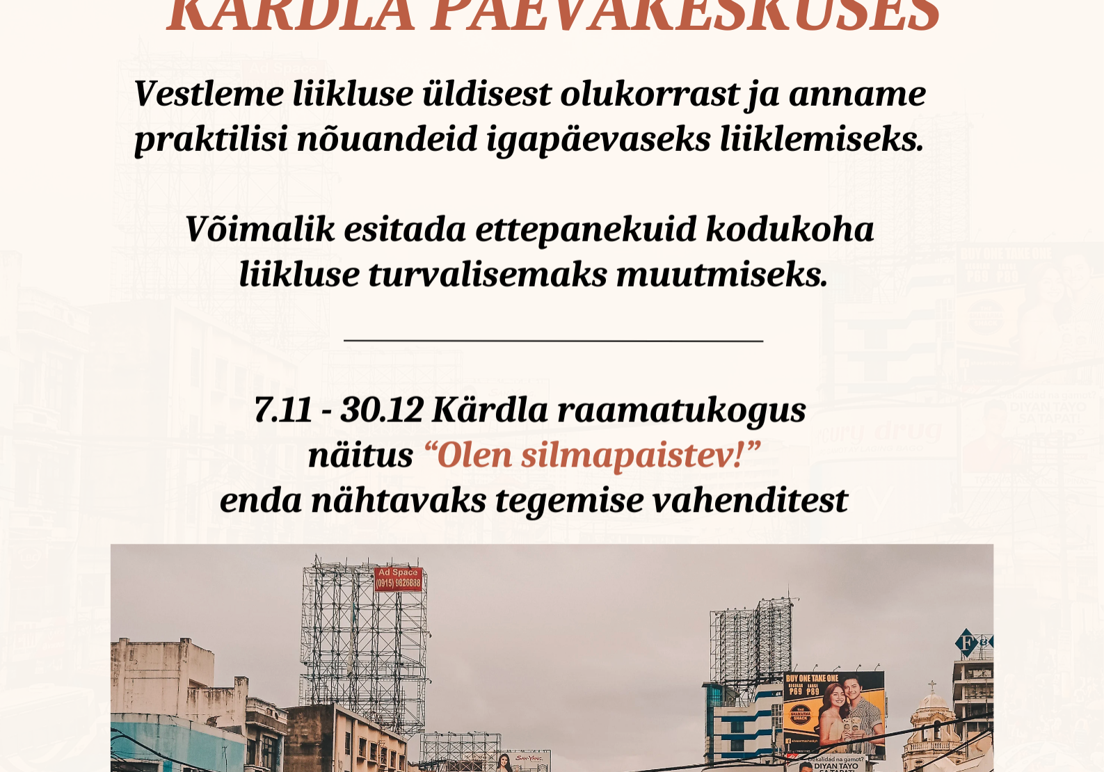 LIIKLUSKOHVIK LIIKLUSKOHVIK