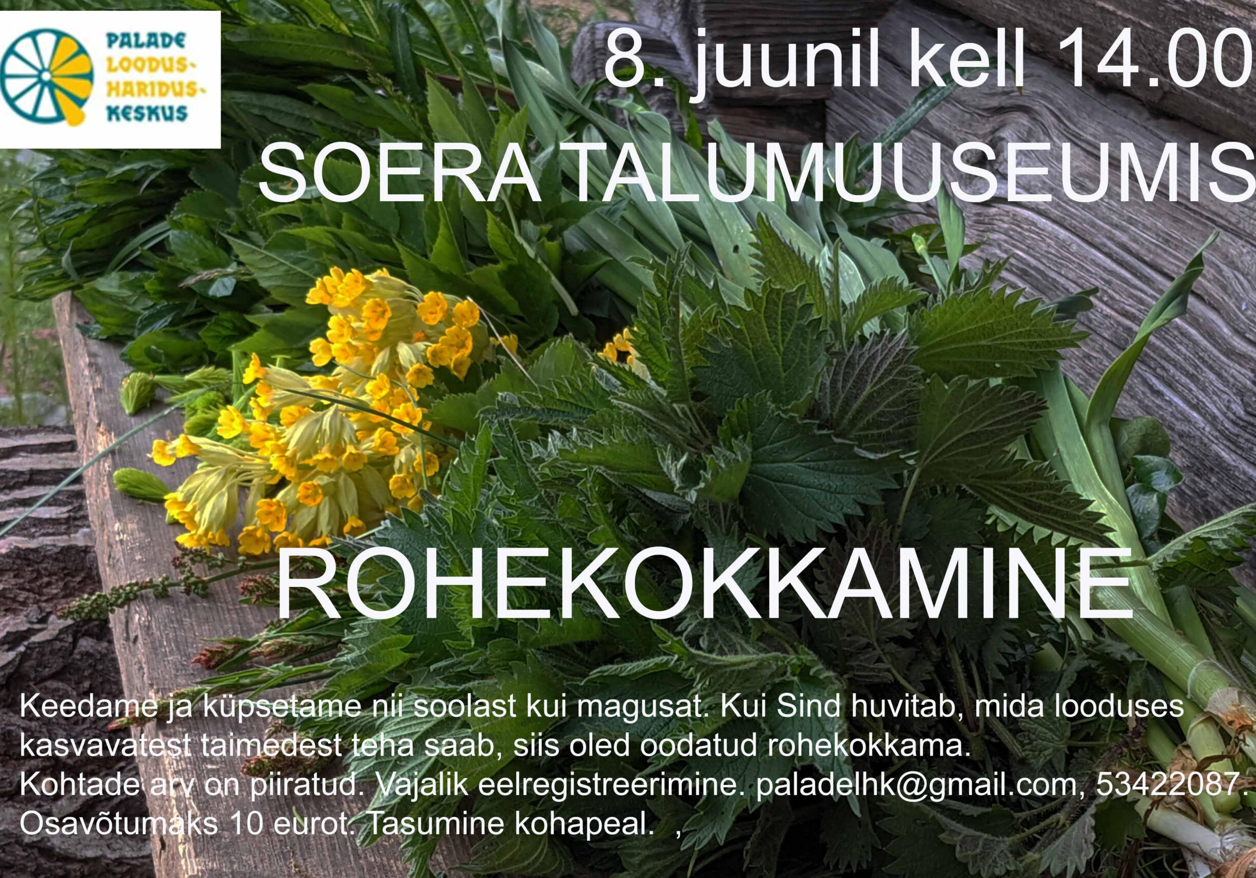 ROHEKOKKAMINE SOERA TALUMUUSEUMIS ROHEKOKKAMINE SOERA TALUMUUSEUMIS