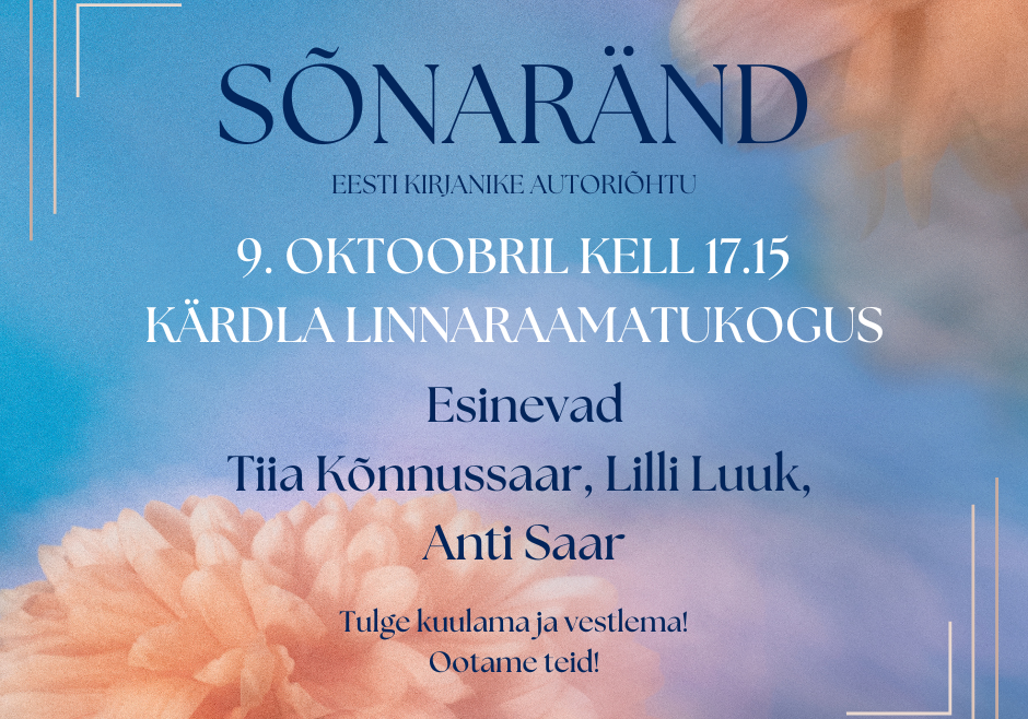 Sõnaränd kodukale Sõnaränd kodukale
