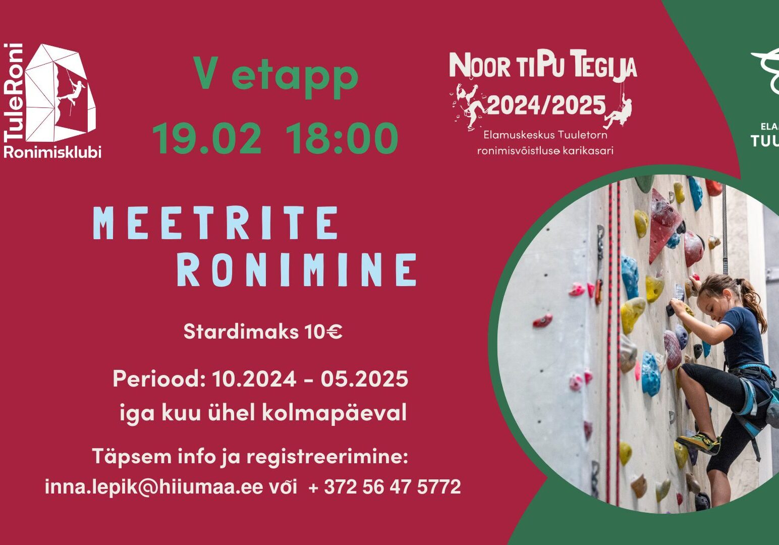 Noor TipuTegija 2024/2024: V etapp Noor TipuTegija 2024/2024: V etapp