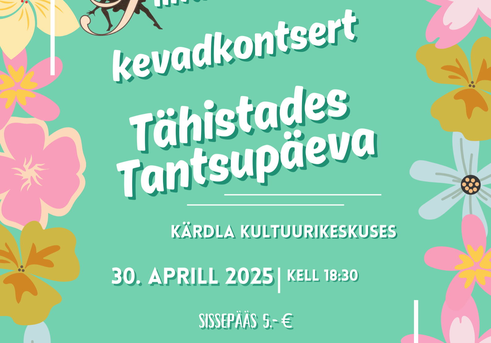 Tiina Tantsustuudio kevadkontsert "Tähistades Tantsupäeva" Tiina Tantsustuudio kevadkontsert "Tähistades Tantsupäeva"